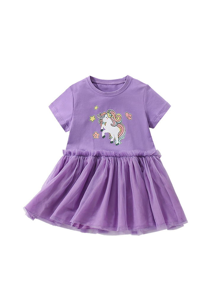 Vestido de princesa de niña malwee transfronterizo vestido de verano nuevo estilo vestido de niño europeo y americano estilo occidental