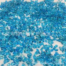 廠家批發玻璃珠 海藍玻璃沙 魚缸底砂規格齊全造景玻璃石量大價優