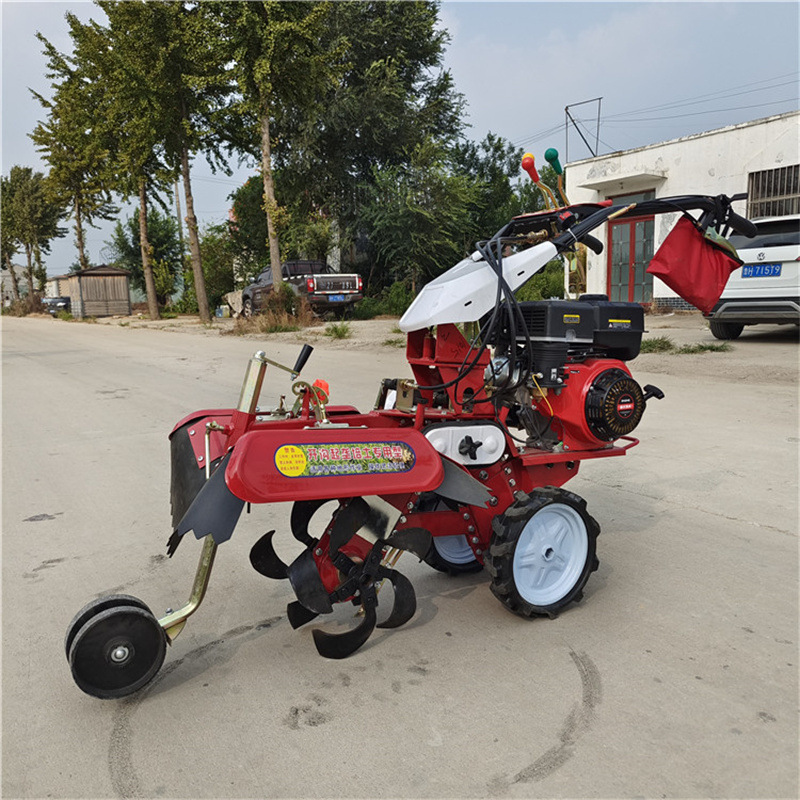 Máquina de zanja de jengibre cebolla fuente de fabricación de cultivador de tierra zanja una máquina multipropósito suelo suelto máquina rotativa