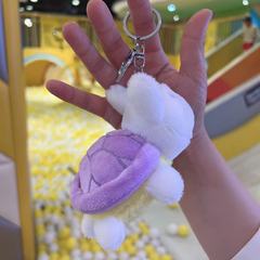 2023 New Tortoise and Rabbit Keychain Pendant Tortoise Honey Doll Small Pendant Tortoise Cute Cute Rabbit Doll