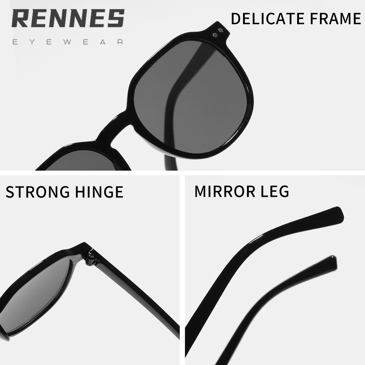 2023 nuevos niños de moda remache gafas de sol niños y niñas ins estilo sombrilla al aire libre gafas de sol lindas al por mayor