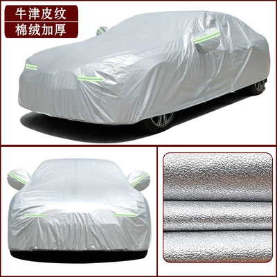 Byd Dolphin Special Car Cover, Sun Protection, Rain and Dust Protection, Heat Insulation, Thick Sunshade Cover, Frost and Snow Protection Car Jacket (Car clothing) - dolphin-oxford-leather-texturethick-velvet