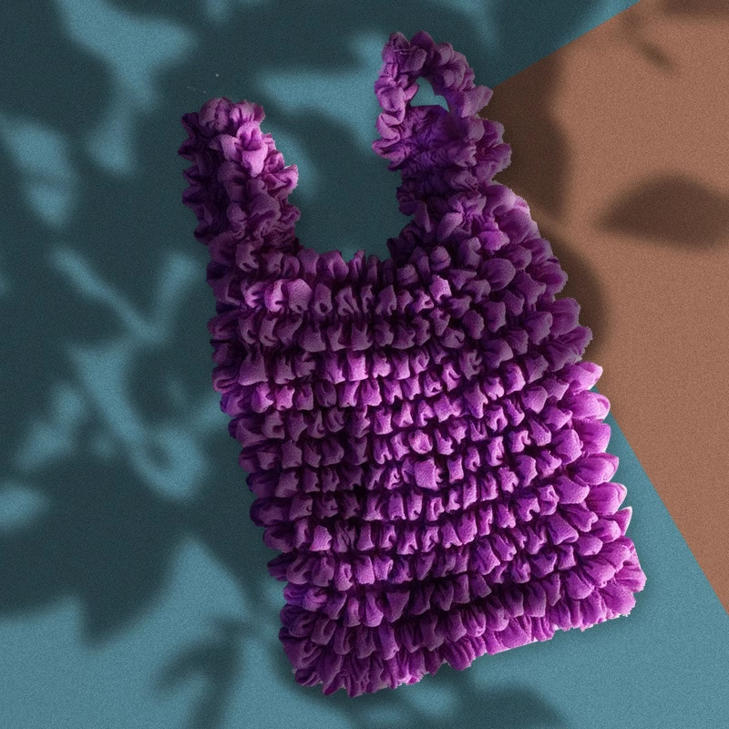 Nuevas bolsas telescópicas mágicas de celebridades de Internet bolsas de burbujas plisadas japonesas y coreanas bolsas de compras elásticas multifuncionales de gran capacidad al por mayor