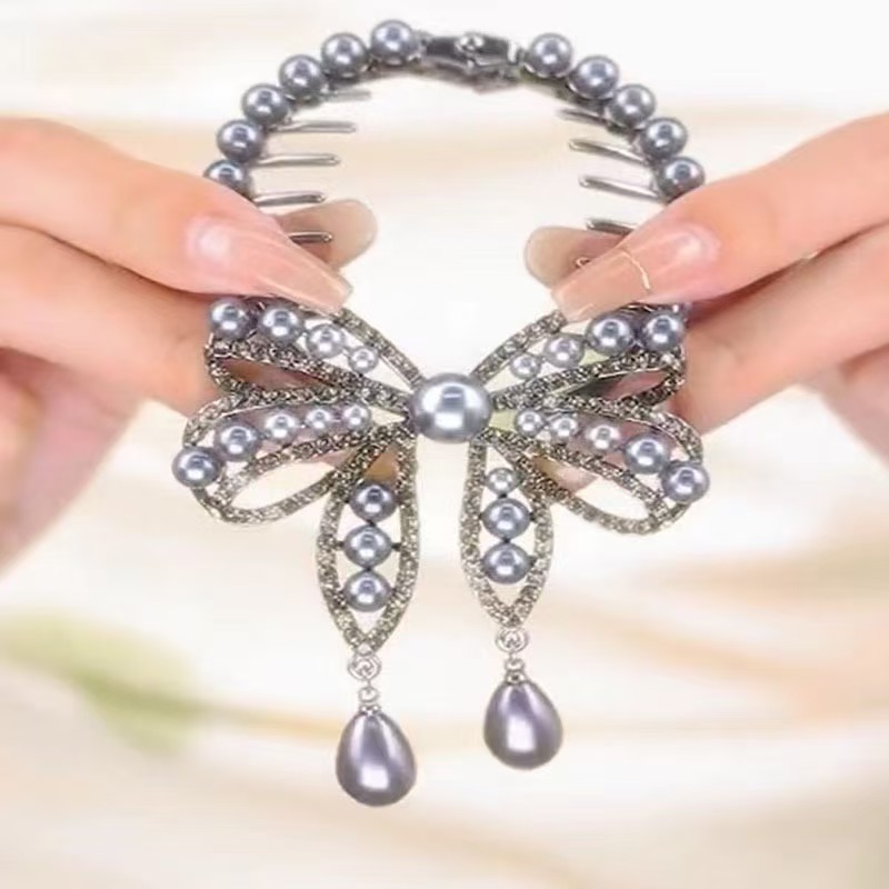 진주 오각꽃잎 블랙