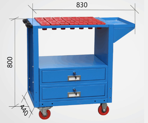 cnc数控刀具管理车柜2019双抽款BT50三排（15刀位)刀架BT30/40/50