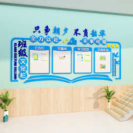 班级公告栏学生优秀作品展示学习园文化建设墙贴教室布置装饰神器