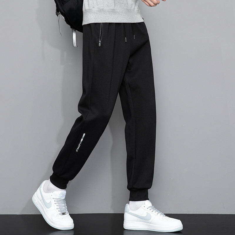 Men's Black Jogger Pants Spring Summer Loose Trendy Casual Long Pants Autumn Winter New Summer Sweatpants Men's Style