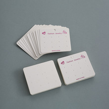 爱心耳环卡纸展示卡片12孔流行饰品现货批发卡纸饰品卡片首饰包装