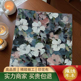 全棉3D高清数码绚烂小碎花印花布料平纹服装diy 童装装饰桌布面料