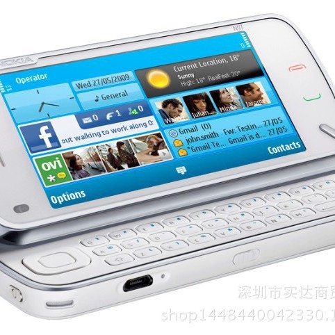 N97 32GB Yaddaşlı Klassik Telefon, Tam Klaviatura və Toxunma Ekran