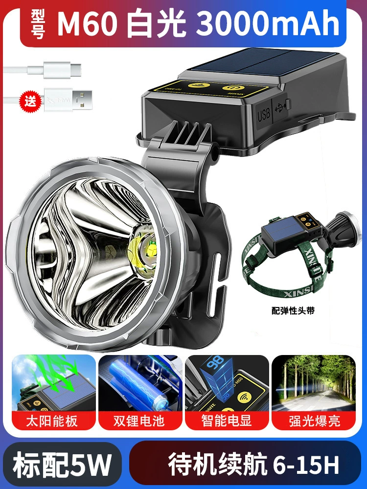 Work lantern solar-powered, travel lights, (Cross-border trading), high power