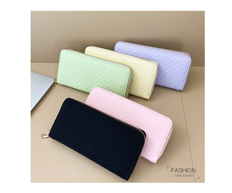 Women's Solid Color Pu Leather Zipper Wallets display picture 6