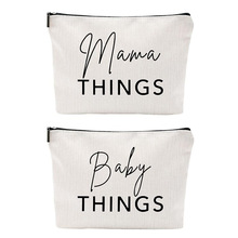 原创自制加厚韩版可爱小熊复古简约灯芯绒化妆包便携手拿包纳包