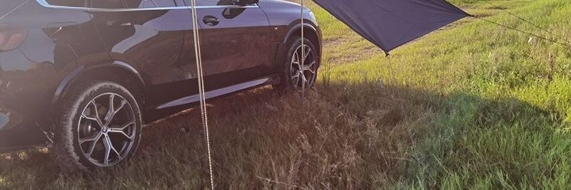 Rainproof and sunproof car side tent, outdoor camping tent for cars, SUV side tent, camping canopy