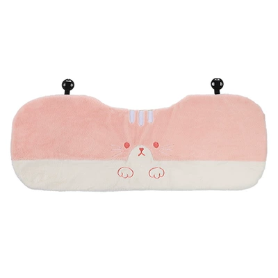 Headrest – female decoration supplies wholesale - pink-cat-paw-cushion-rear
