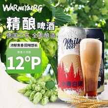 12度全麦黑啤500ml*12/24罐德国工艺进口原料精酿白啤酒整箱批发