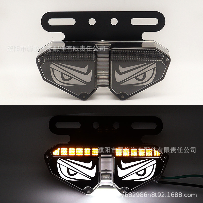 24V Truck Devil Eye Side Light New Angel Eye Waterproof Led Super Bright Lighting with Steering Semi-Trailer Waist Light
