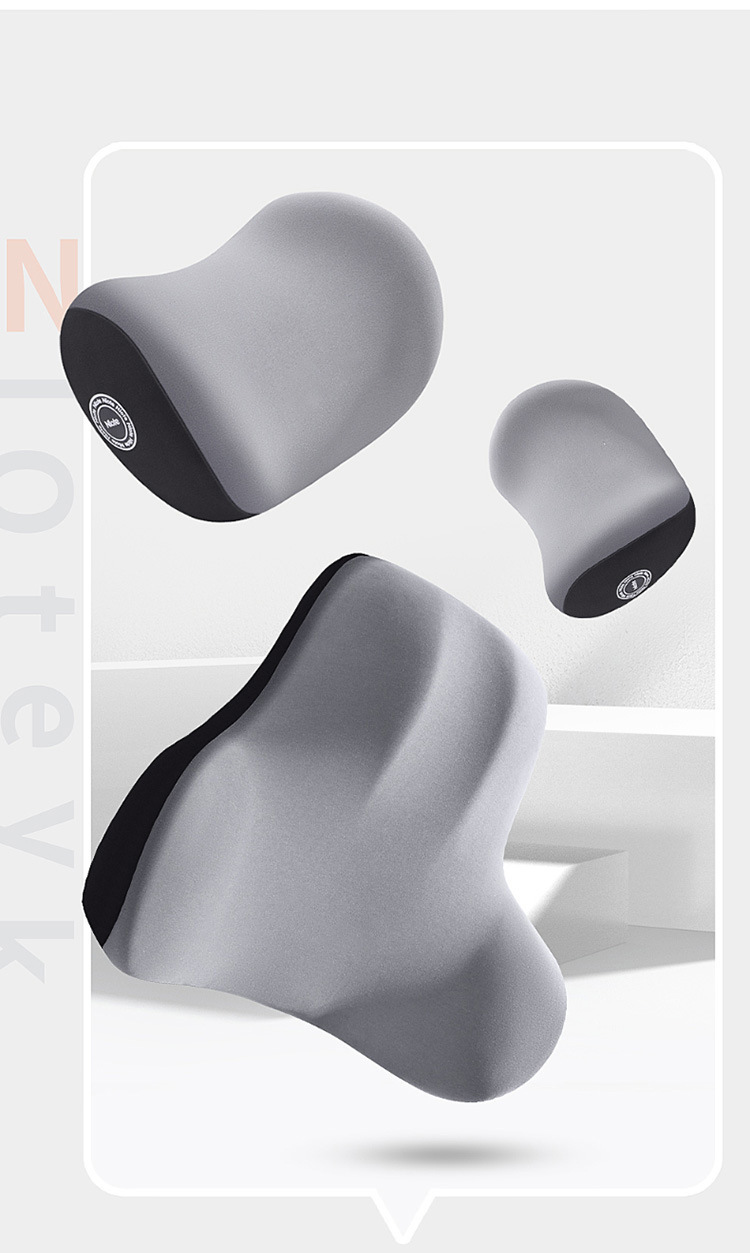 Car Headrest and Lumbar Support Set Car Seat Support Car Lumbar Support Pillow Memory Foam Set Cross-Border Customization