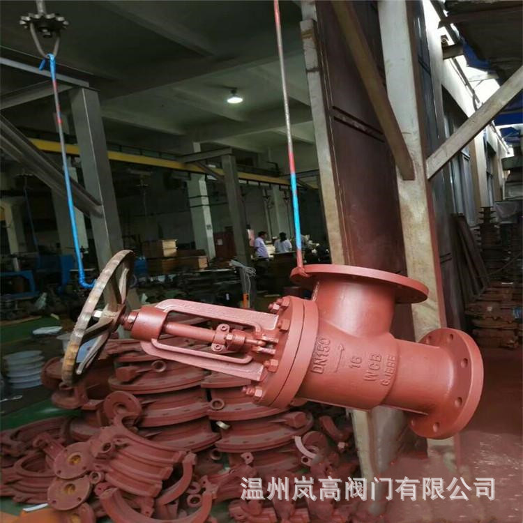 供应截止阀 法兰连接 铸钢材质 J44F46-16C 衬氟截止阀 DN125