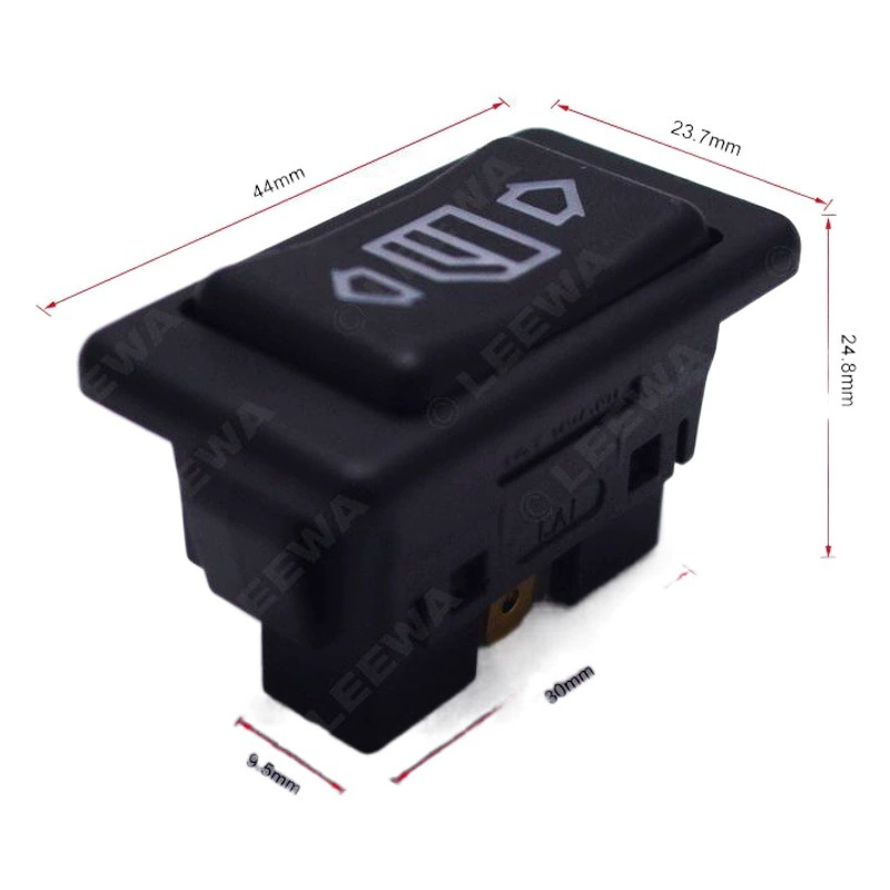 12V/24V 10A 6Pin автомобильный универсальный переключатель стеклоподъемника Автомобильный Электрический переключатель стеклоподъемника зеленый свет