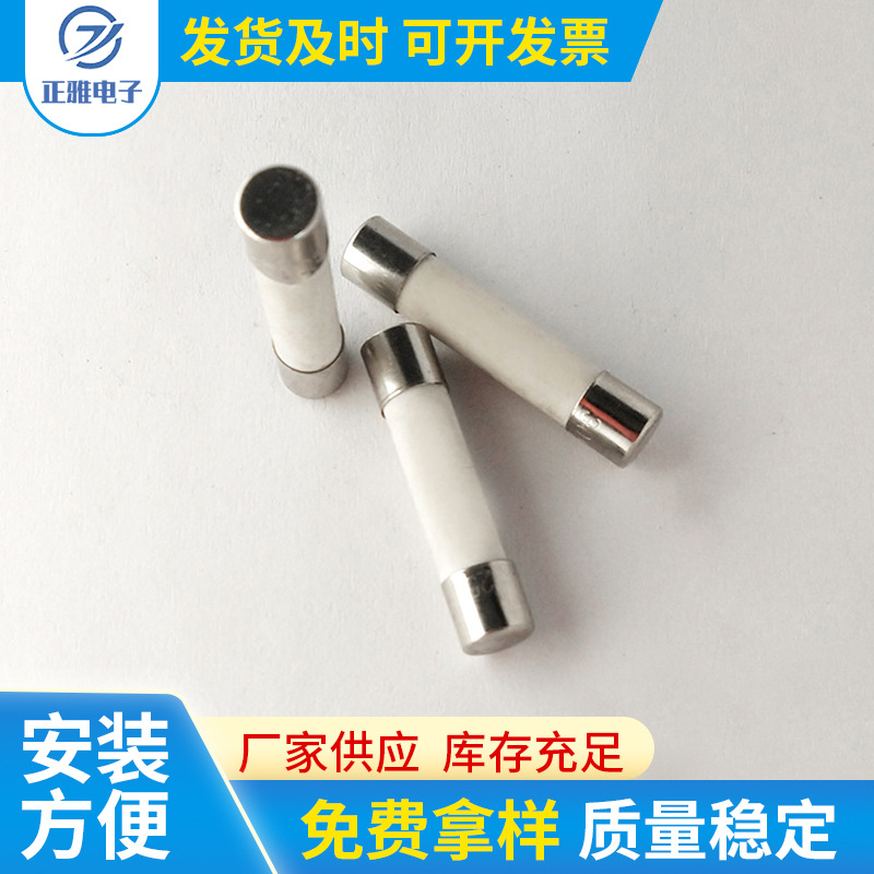 供应保险丝5X20陶瓷保险管 高压保险丝600V3A 陶瓷管熔断保险丝