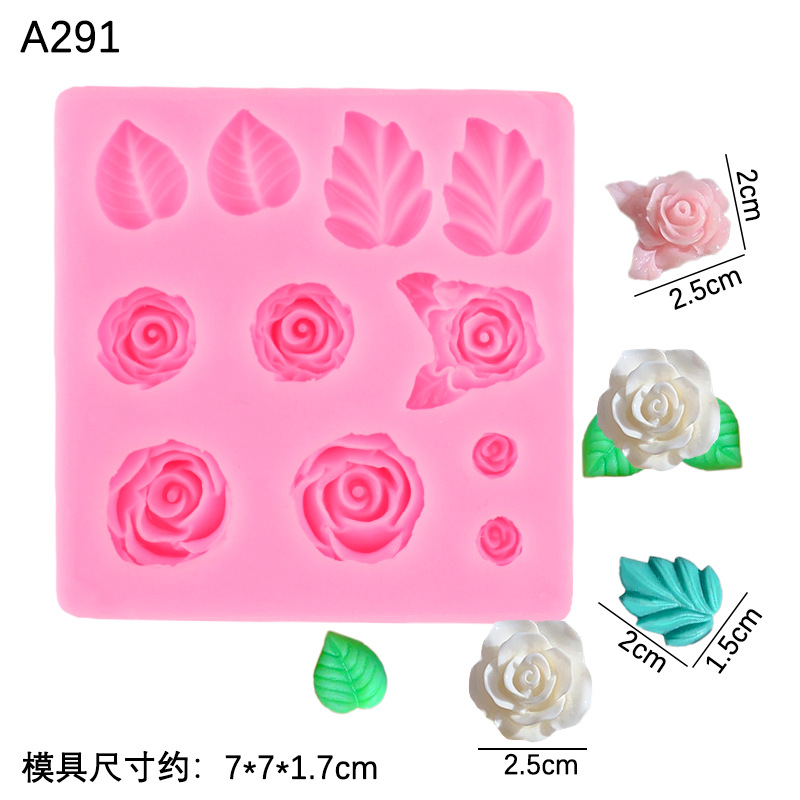 Lotus hoja de loto Rosa planta hoja flor silicona molde creativo hecho a mano epoxi joyería que hace la herramienta