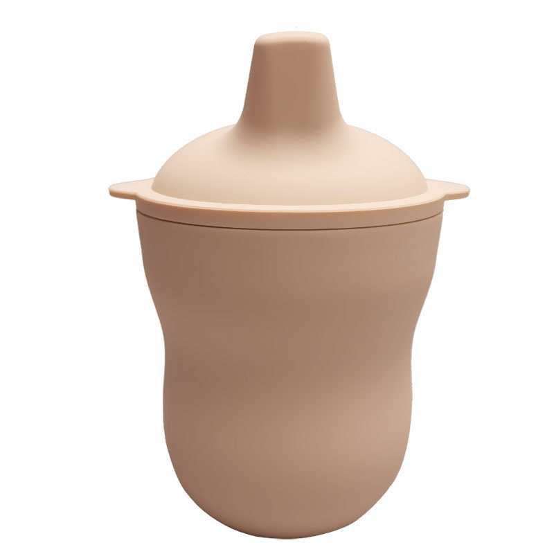 Adecuado para bebés mayores de 3 años de edad taza de bebida de silicona de grado alimenticio taza de bebida de silicona taza de dieta taza de bebida de aprendizaje ventas directas