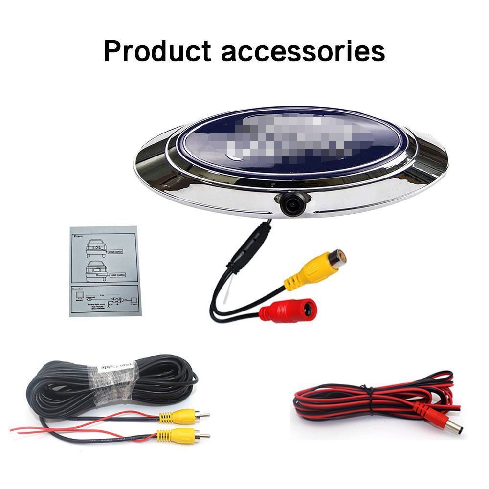 Suitable for Ford car standard pickup truck waterproof wide-angle HD night vision car reversing image camera rear view