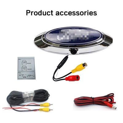 Suitable for Ford car standard pickup truck waterproof wide-angle HD night vision car reversing image camera rear view (Vehicle camera) - ford-logo-camera