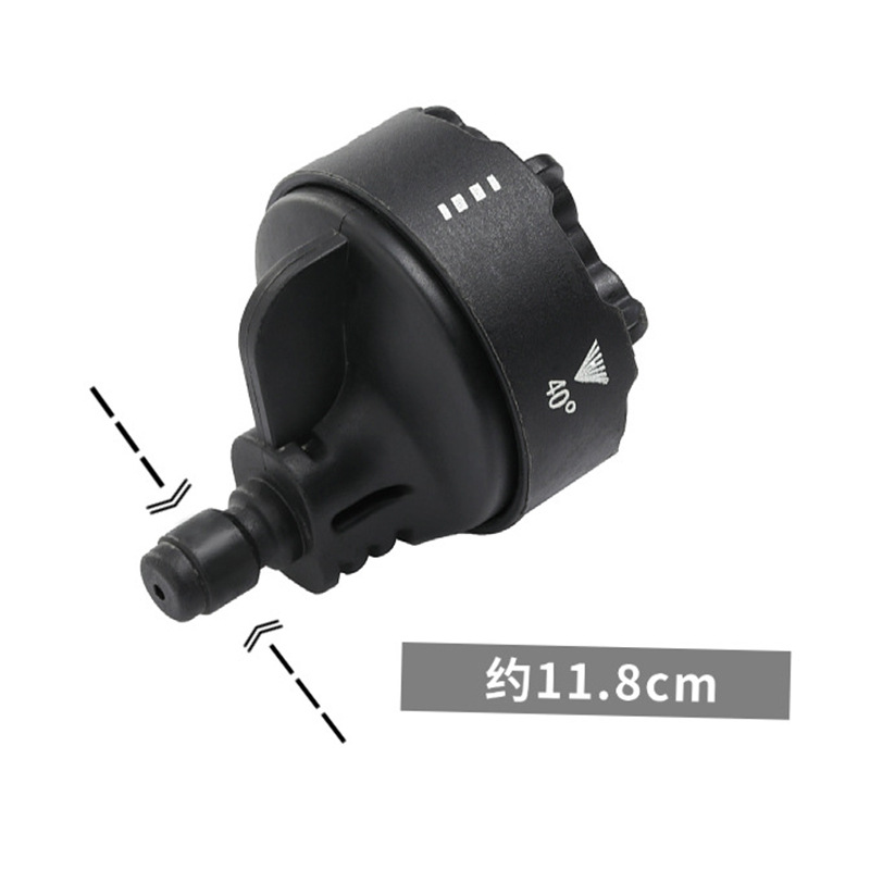 Pistola de agua de limpieza de la boquilla de la esquina inalámbrico de alta presión pistola de agua Lavadora de coches 1/4 de interfaz de seis en uno boquilla de ingeniería de plástico image 4