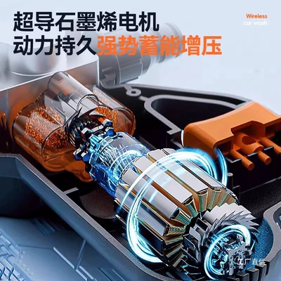 High-Pressure Water Gun Cleaning Artifact, High pressure car wash water gun