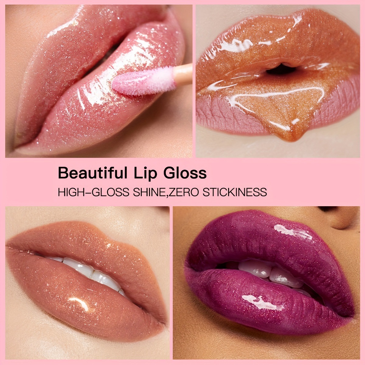 USHAS transfronterizo spot líquido lipstick esmalte lipstick lipstick miel de espejo agua lipstick maquillaje LG2582B