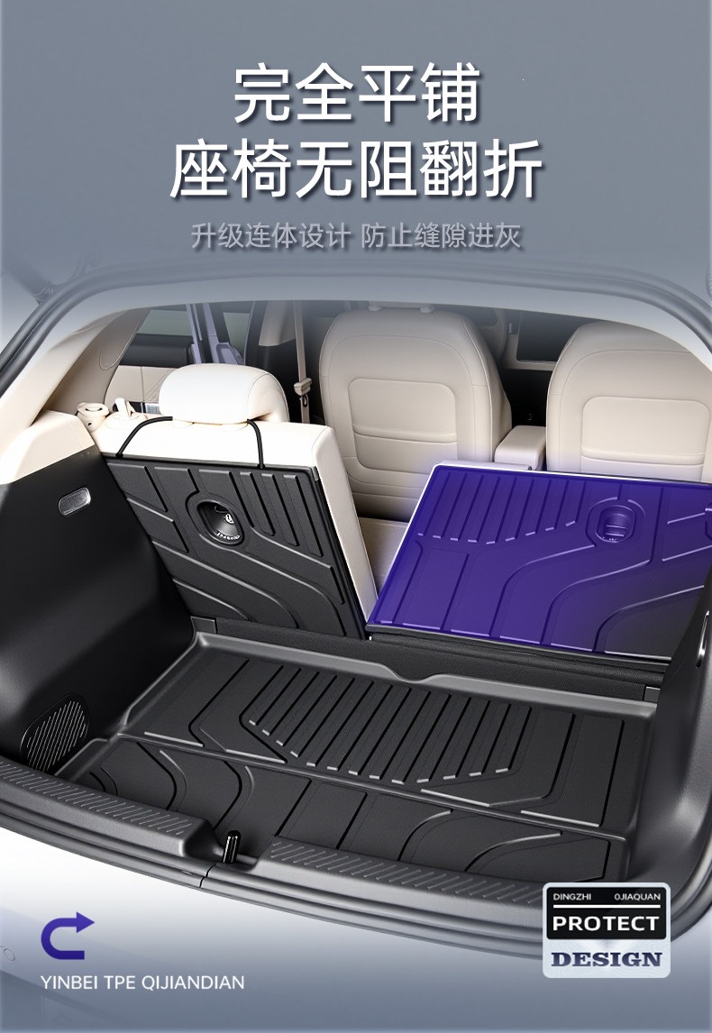 Suitable for 2026 Nio Firefly trunk mat, foot mat, TPE accessories, interior decoration modification 25