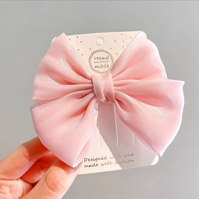 Sweet Bow Knot Cloth Hair Clip display picture 2