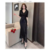 High end luxury and niche banquet host sequin fishtail dress