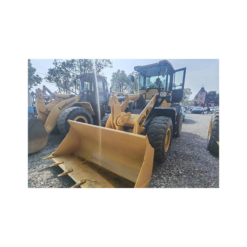 Comercio exterior venta noventa por ciento nueva carretilla elevadora, cargadora de descarga delantera 96L, buena condición de carretilla elevadora de proyecto