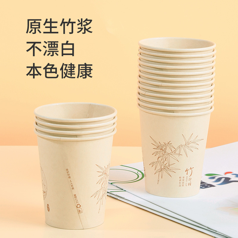 使い捨て食器 キャンプ食器 ポータブル使い捨て紙コップ 紙ボウル 箸 3点セット 10人分/パック|undefined