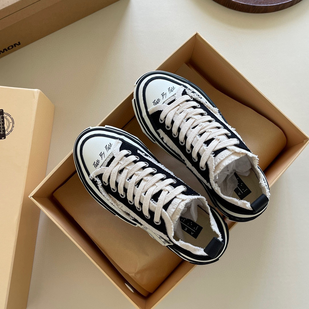 Vanness Wu Samme Stil Tiggersko Skitne Parmodeller Lerretssko Dame Tykke Såler Casual Sneakers Alle Match Nye Singel_voghion.com