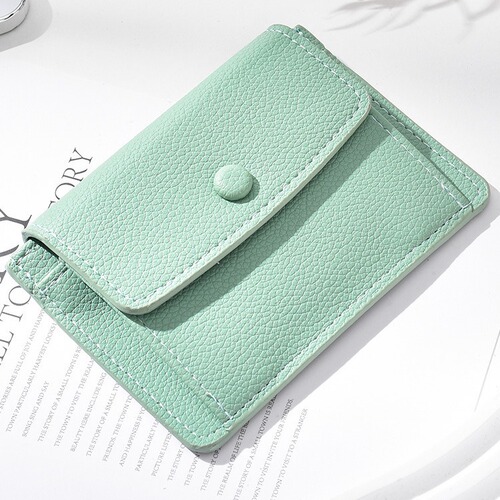 ID card holder ultra-thin multi-card slot card holder high-looking  new women's exquisite card holder coin purse storage bag