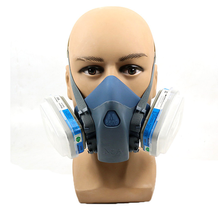 耐斯安防毒面具8502油漆防农药装修打磨活性炭防尘防毒面罩广州现