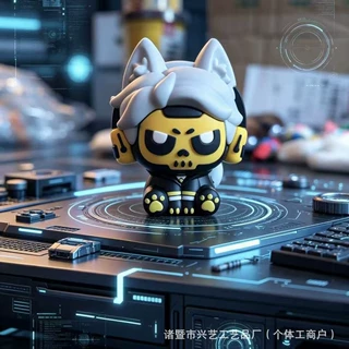 红狼-蚀金玫瑰【三角洲手办】少女Q版手办游戏周边模型摆件雕像