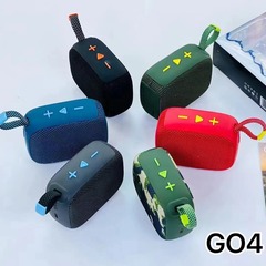クロスボーダー小型スチールレンガgo4ワイヤレスbluetoothスピーカー屋外ポータブルフックminiサブウーファ防水生地