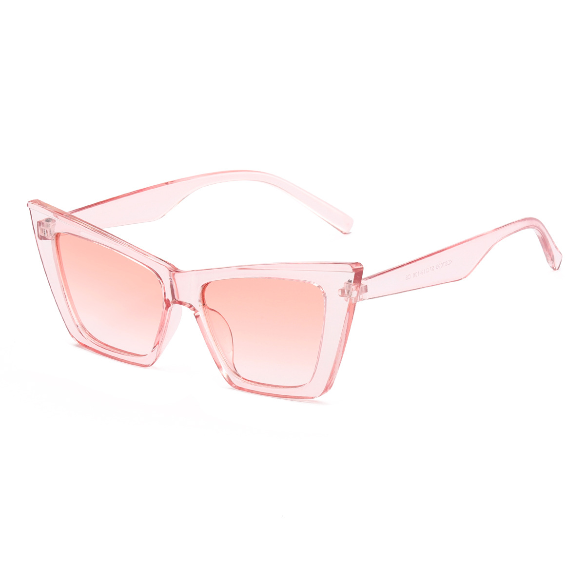 2021 nuevas gafas de sol retro europeo y americano gafas de sol de ojo de gato de moda de mujer gafas de sol de Marco grande 97093