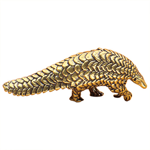 Chinese style gifts pangolin living room brass retro style gifts street stalls handicrafts ornaments home ornaments light luxury