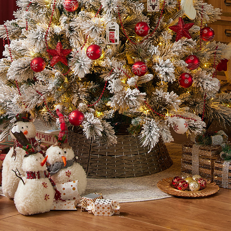 Árbol de Navidad valla base decoración de Navidad debajo del árbol decoración falda escena de diseño props nuevos productos transfronterizos