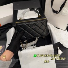 2026年新款香家经典百搭菱格羊皮纹手提单肩斜挎女士包包