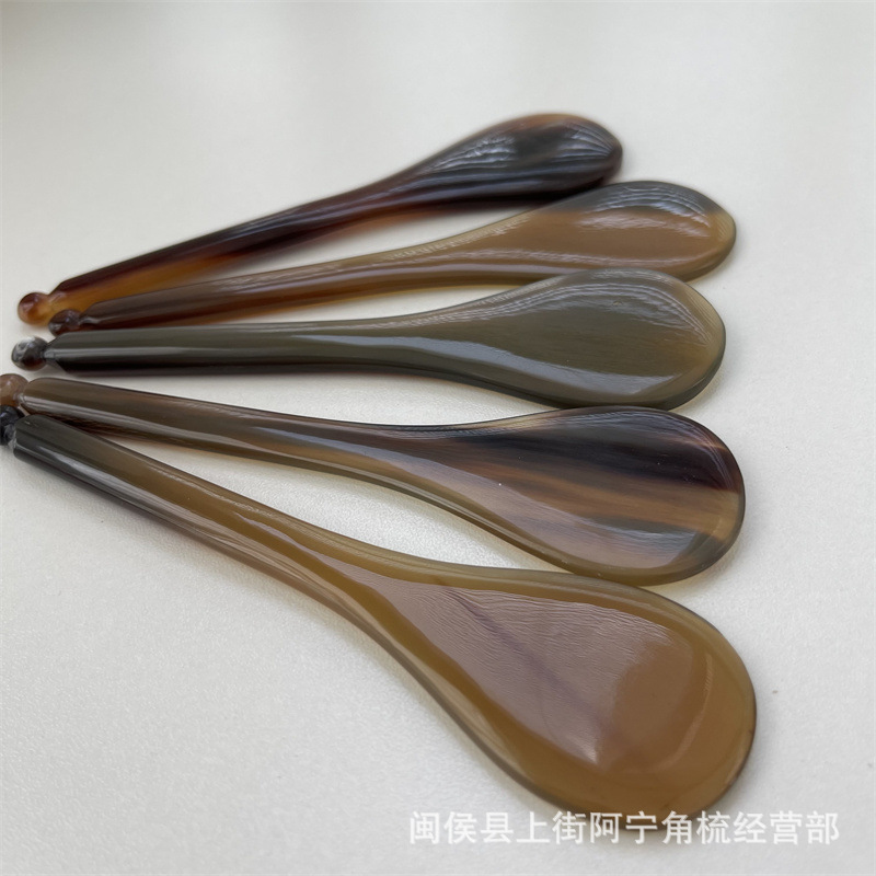 Horn Guasha and Acupoint Massage Stick Set Round Paddle Facial Eye Beauty Tool Body Meridian Wand key features
