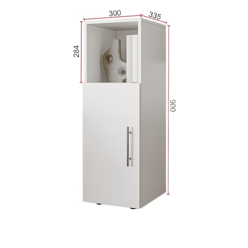 Gabinete de noche de dormitorio gabinete de almacenamiento simple hogar pequeña mesita de noche gabinete multifunción estante de almacenamiento entrega de una pieza