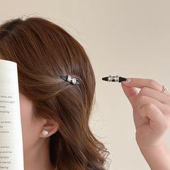 気質ラインストーンリボンヘアピン女性の髪サイドクリップ 2025 新しいワンラインクリップ多用途ヘアピンヘアアクセサリー