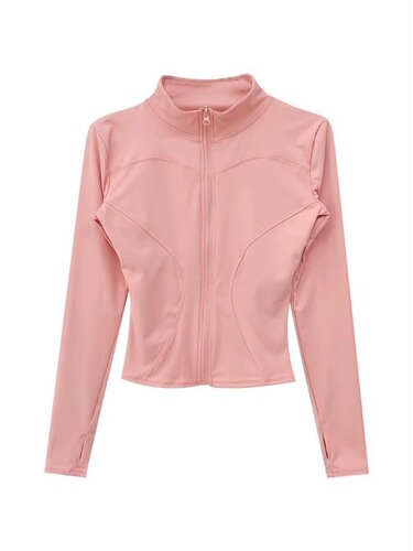 Slimming Fast-Drying Running Top Lulu Jacket Women's Yoga Clothes Long Sleeve Running Fitness Set